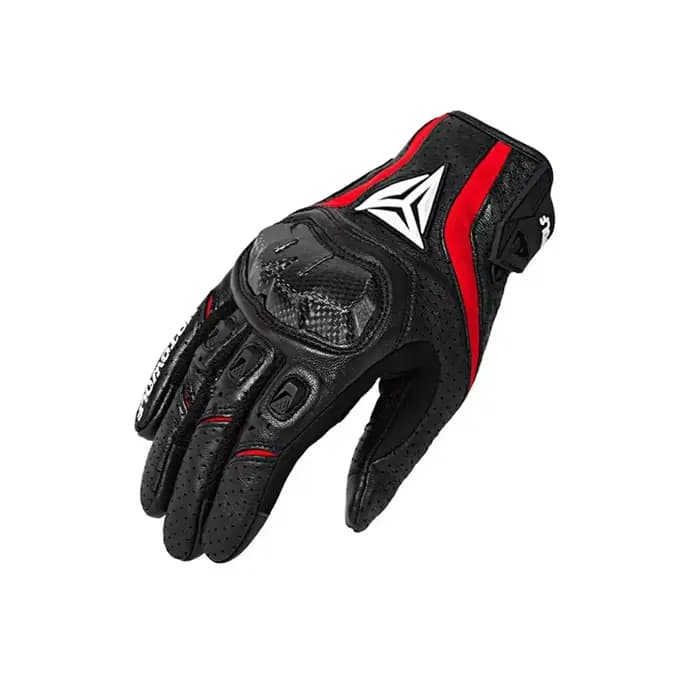 Gants de Moto hommes gants en cuir été cyclisme Moto Guantes Moto Motocross vélo écran tactile respi
