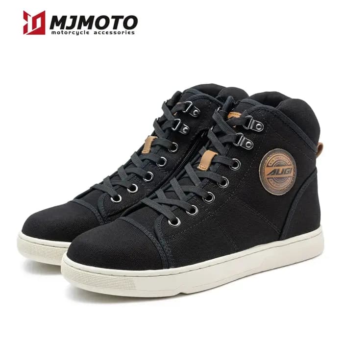 Bottes de Moto en Microcarence pour Homme et Femme