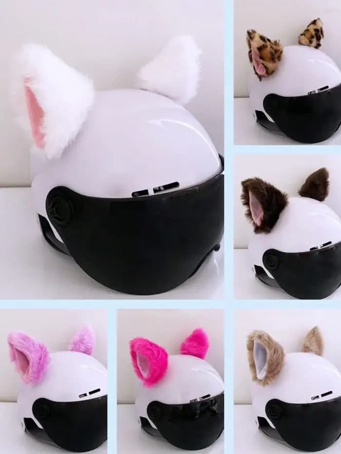 Paquet de 2 accessoires de casque d'oreilles de chat en fausse fourrure