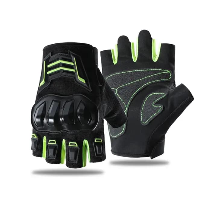 Gants de moto demi-doigts d'été