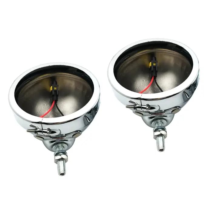 2 pièces 30W 4.5 pouces Moto Led antibrouillard 6000K DRL Led phare pour Harley