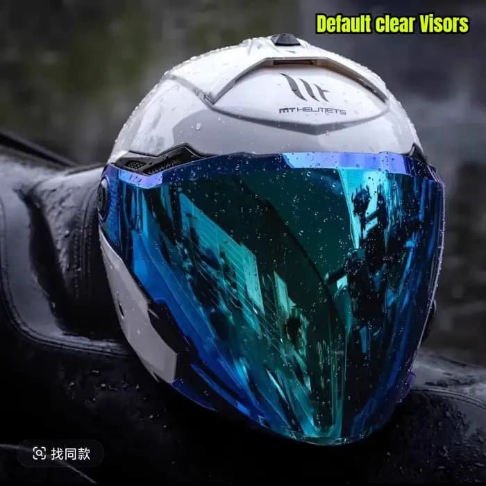 Casque de moto MT Cosmo SV 3/4, casque ouvert pour homme et femme, respirant, double visière, jet ar