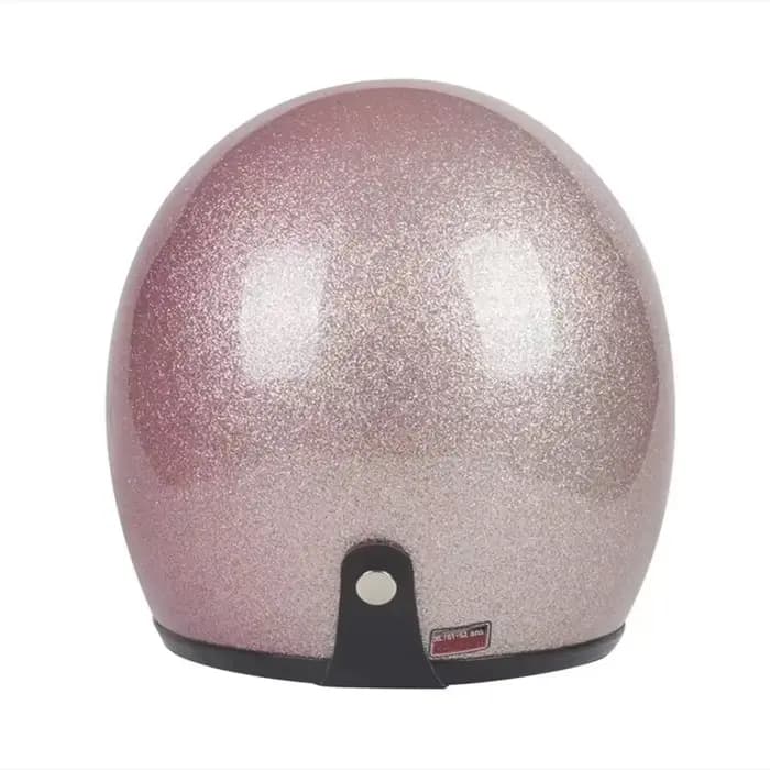 Casque de Moto Jet Vintage à visage ouvert