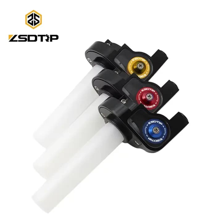 ZSDTRP 22mm poignées de moto régler la pince d'accélérateur torsadée avec câble d'accélérateur pour