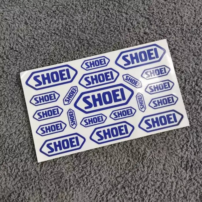 Autocollant de casque Shoei, décoration de lentille transparente, réfléchissant, imperméable, protec