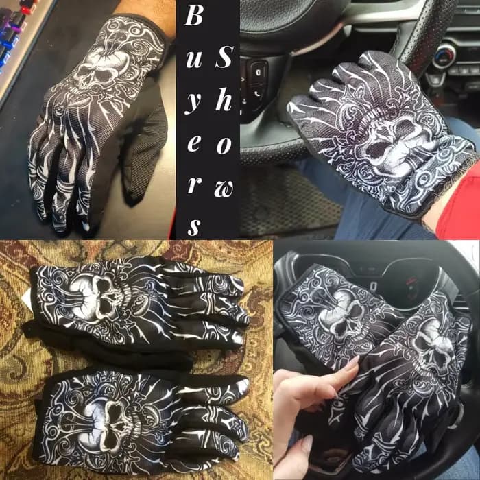 Gants de moto vintage pour hommes