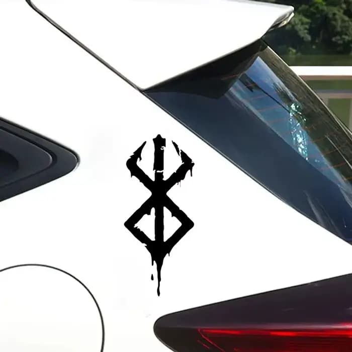 Autocollants de voiture Berserker moto autocollant pour casque panneau latéral Scooter décoration vinyle décalcomanie