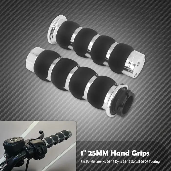 Poignées de moto 1 ", 25mm, barre de poignée pour Harley Touring FLHR Softail Fat Boy Sportster XL 883 1200 Dyna pour Honda