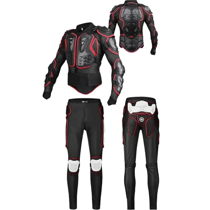Ensemble de pantalon et veste de protection pour moto