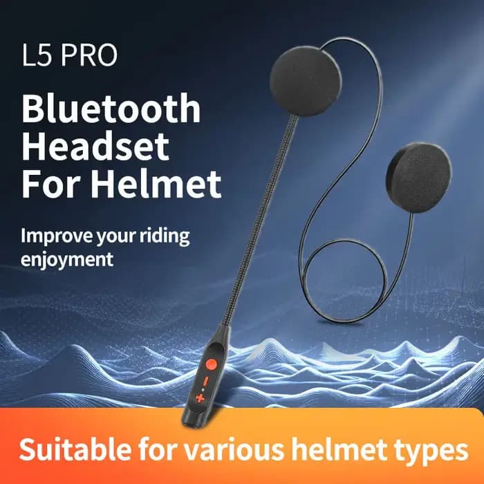 Casque de moto sans fil