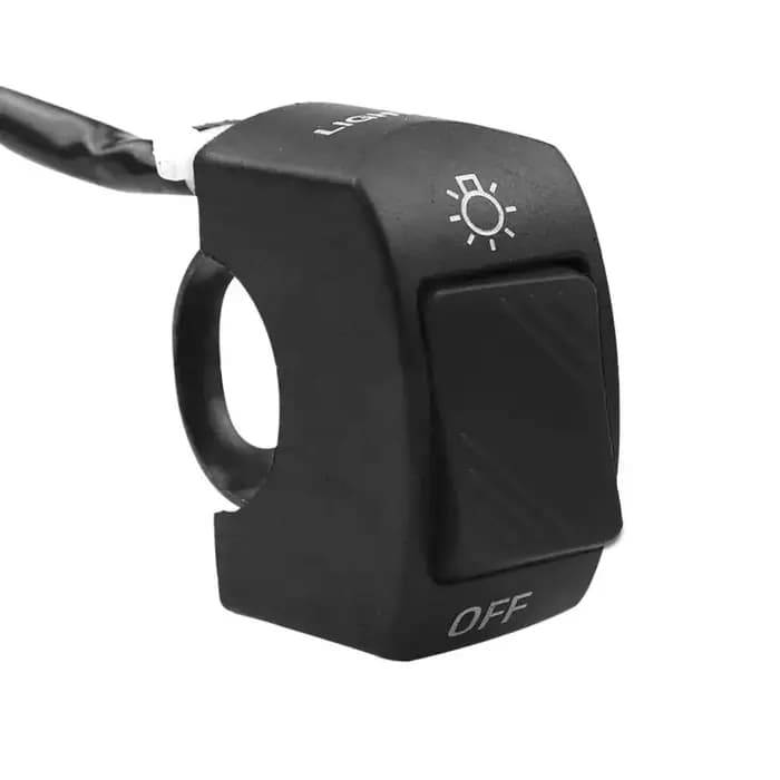 Joli marche/arrêt étanche pour moto, interrupteur d'éclairage de sauna de deuxième ligne, connecteur de guidon pour scooter, accessoire de vélo de route, 12V