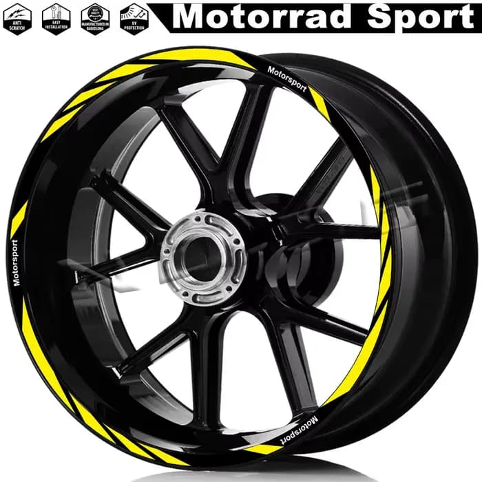 Autocollant de roue de moto, autocollant à rayures de jante, pour R1250RS F900R/XR F800R S1000XR/RR/