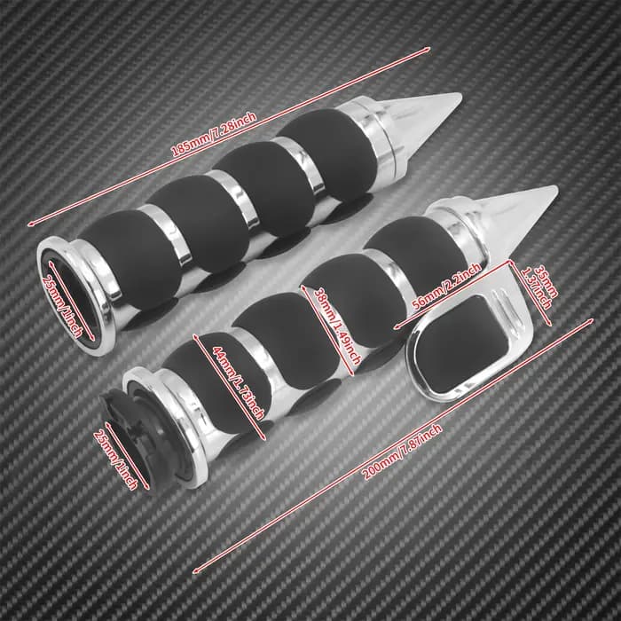 Poignées de moto 1 "25mm, barre de poignée universelle pour Harley Sportster XL1200 Touring Street Glide FLHR Dyna FXDL FLS