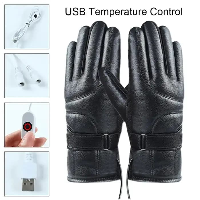 Gants chauffants électriques rechargeables USB