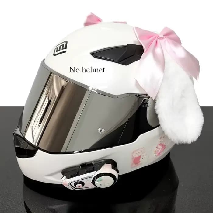 Casque de moto électrique série Kawaii, casque de vélo, couvre-chef de ski, décoration d'accessoires