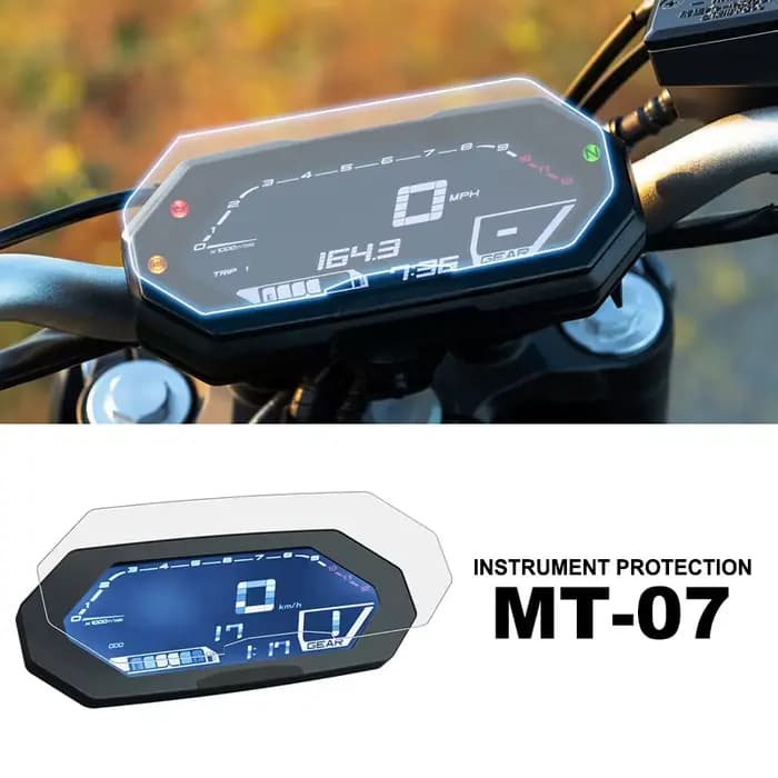 Film de Protection pour tableau de bord, écran anti-rayures pour moto YAMAHA MT-07 MT07 FZ-07 FZ07 M