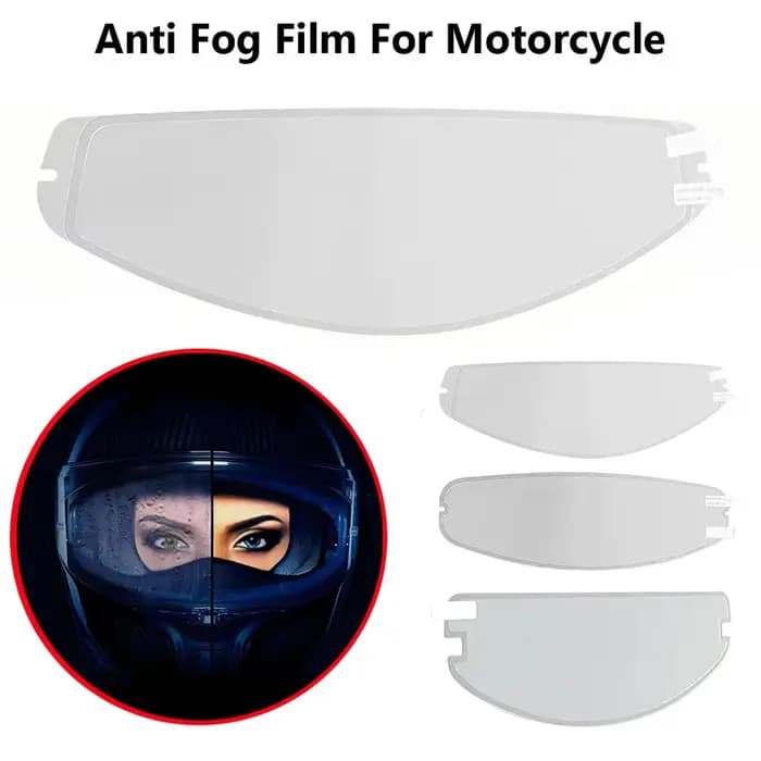 Film Anti-buée pour casque de moto
