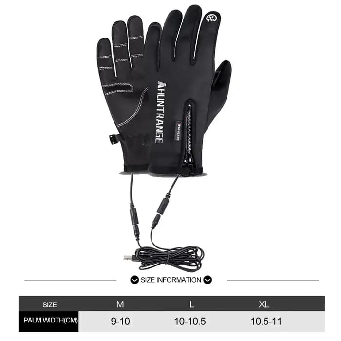 Gants chauffants USB, rechargeables
