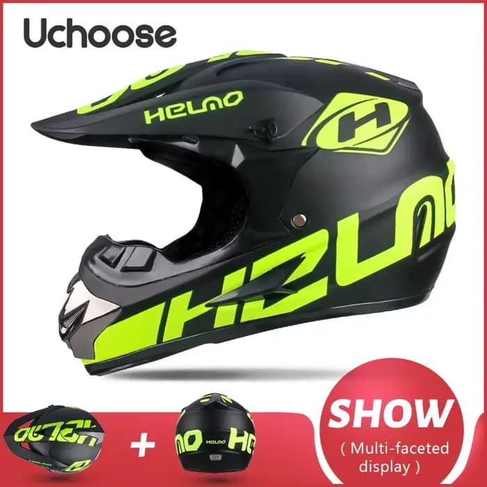 UCHOOSE casque De Moto requin Motocross