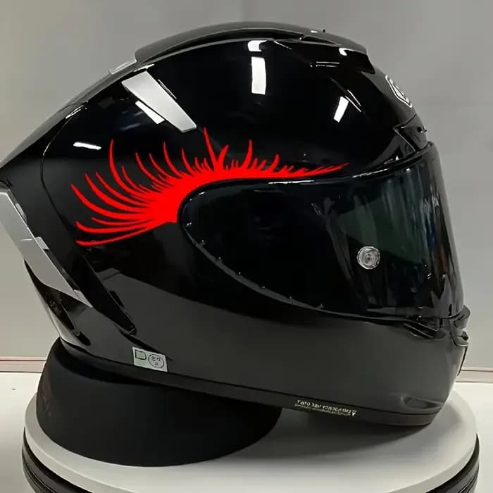 Autocollants pour casque de moto