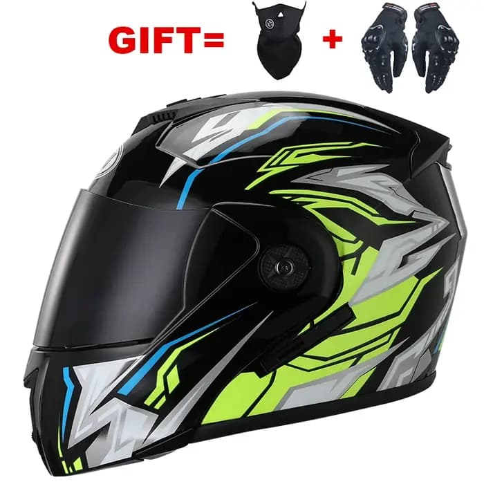 Casque de Moto de Course Professionnelle