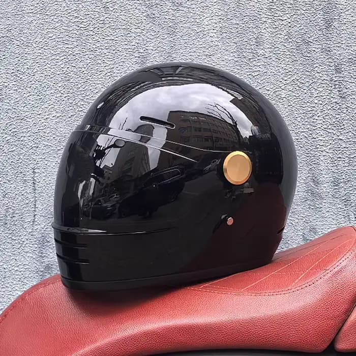 Casque moto intégral ORZ Retro - Design classique