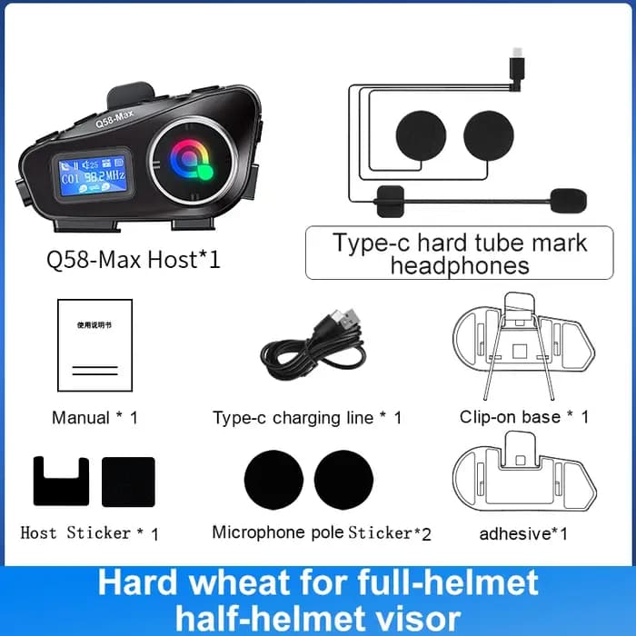 Interphone pour casque de Moto Q58-MAX
