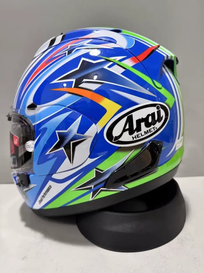 Casque de moto intégral rx7x jian Nakano Green
