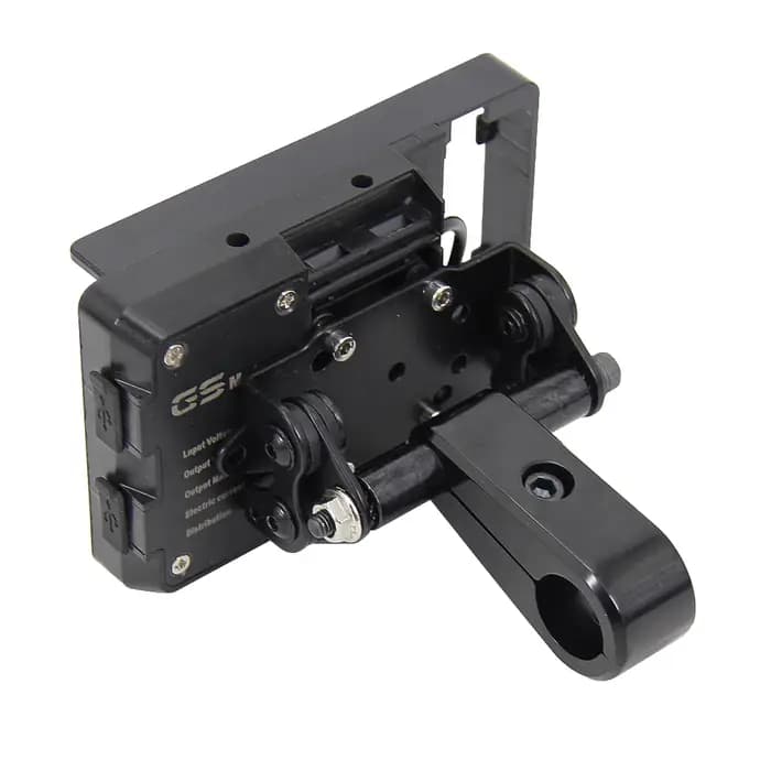 Universel nouveau pour Ø 22mm guidon nouveau noir moto téléphone GPS support avec pince de guidon
