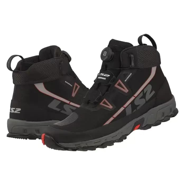 Bottes de moto LS2 MBW015, résistantes à l'usure, pour la route, les voyages et les trajets quotidiens, pour hommes et femmes.