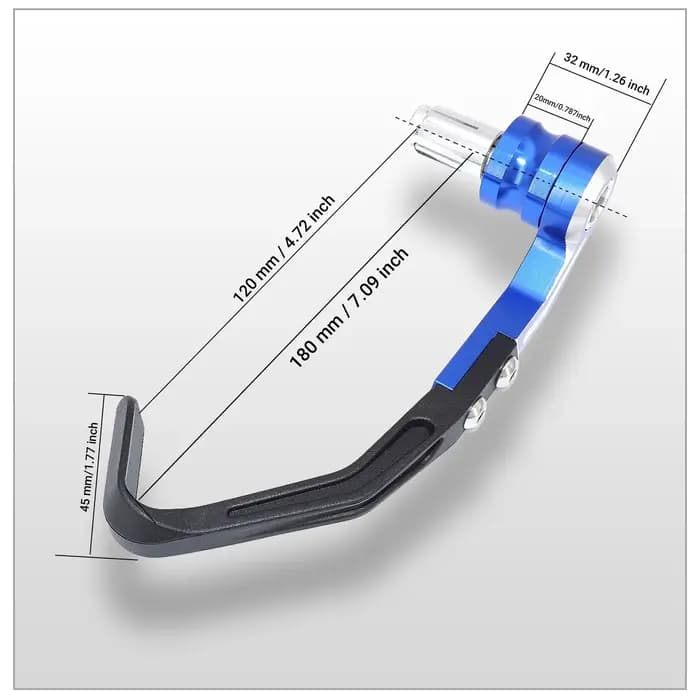 Accessoires de Moto garde-main pour Kawasaki Ktm Surron Ebike Triumph Cf Moto Voge Aprilia Talaria Tenere 700 Atv Suzuki Mt07