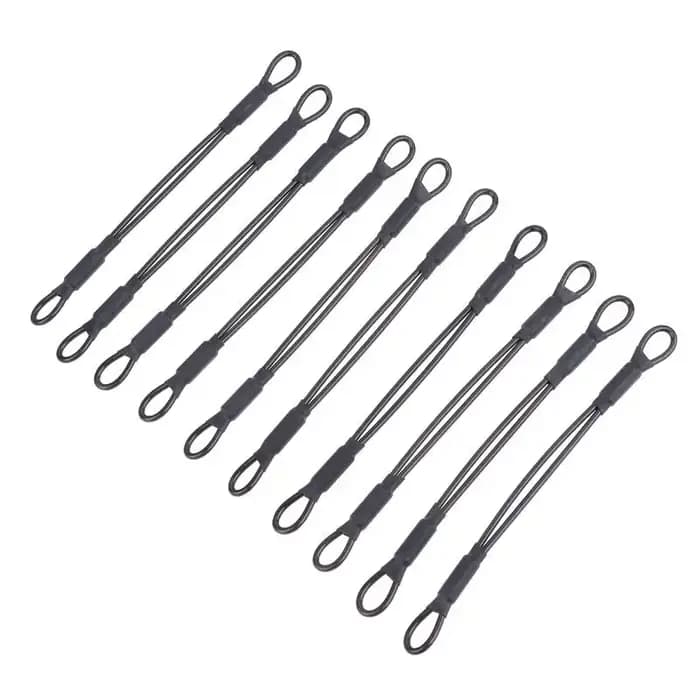 Câble antivol robuste en acier inoxydable pour casque de moto, 2/5/10 pièces