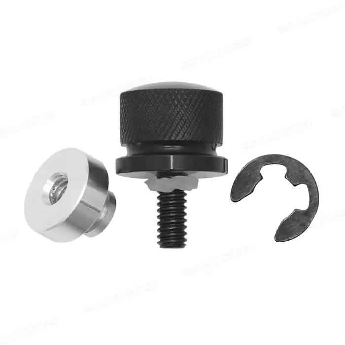 Couvercle de languette d'écrou de vis de boulon de siège de garde-boue arrière en aluminium pour Harley XL Dyna Softail
