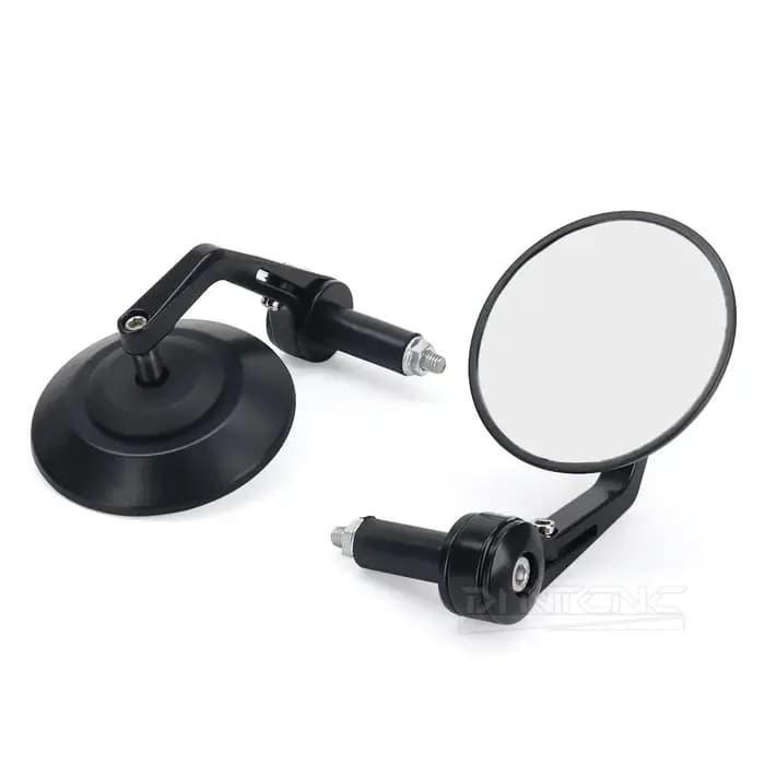 Accessoires de moto vélo Tram véhicule tout-Terrain universel extrémité de guidon rétroviseurs 95MM rétroviseur latéral en verre