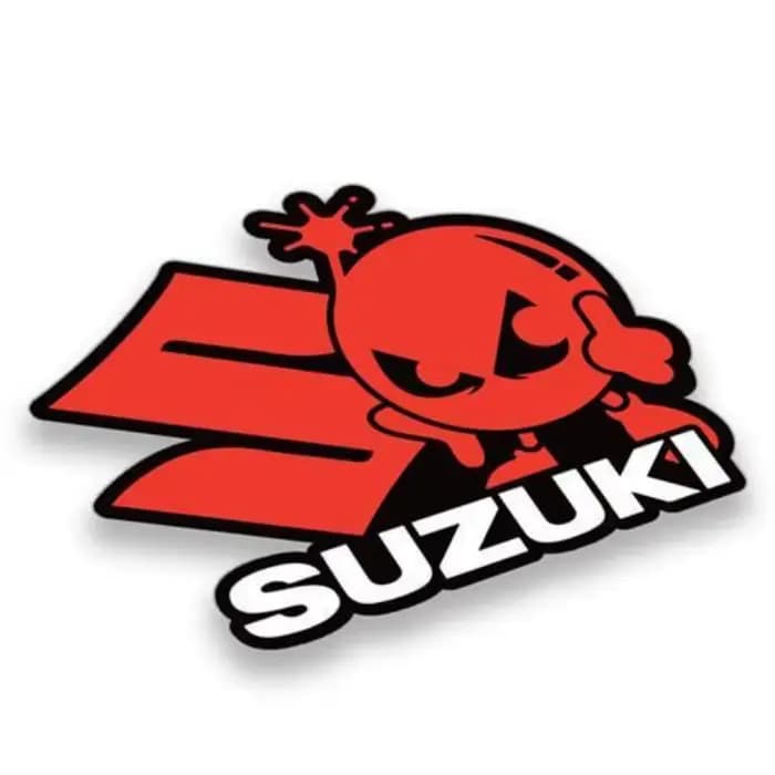 Autocollant décoratif personnalisé et amusant pour moto Suzuki, autocollant de Modification étanche