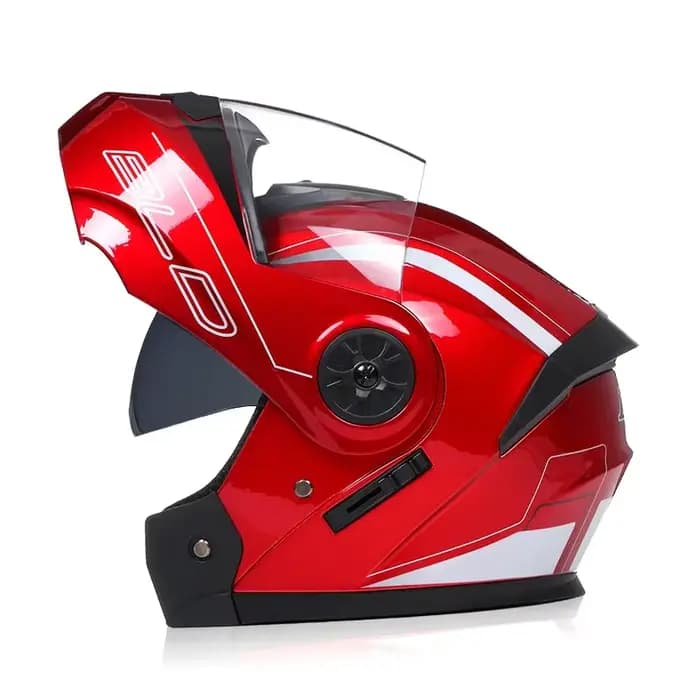 Casque de Moto rabattable personnalisé pour hommes et femmes