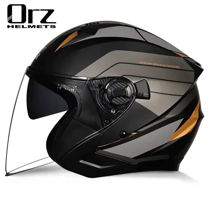 3/4 Casque ouvert Moto 3C Dot approuvé casques de Motocross de haute qualité Cascos Para