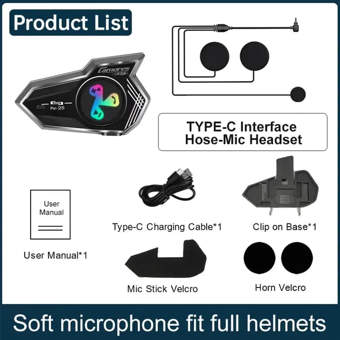 Bluetooth 5.4 casque de Moto sans fil casque mains libres appel téléphone Moto étanche écouteur lect