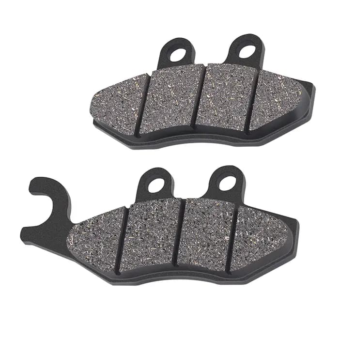 Plaquettes de frein avant et arrière de moto