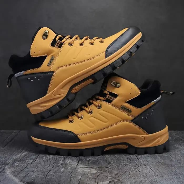 ELUVA hommes bottes d'hiver imperméable anti-dérapant bottes de neige thermique chaud chaussures de