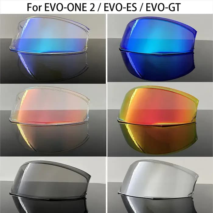 Visière de casque pour Shark EVO-ONE 2 EVO ES / EVO GT, visière de casque avant à rabat modulaire pour moto, lentille de Protection Uv, bouclier facial
