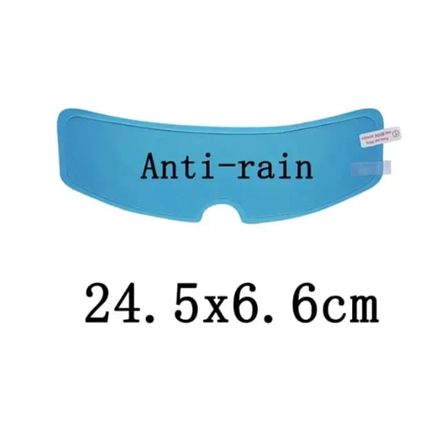 Film transparent Anti-pluie/Anti-buée pour casque de Moto
