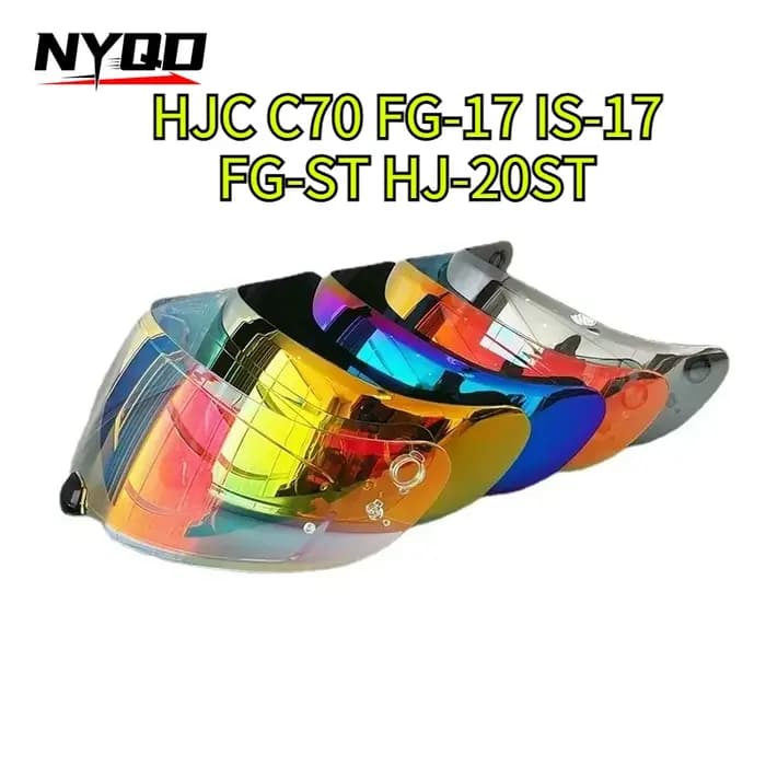 Visière de casque de moto HJ-20M, adaptée à HJC C70 FG-17 IS-17 FG-ST HJ-20ST, lentille de casque de moto, visière de Vision nocturne
