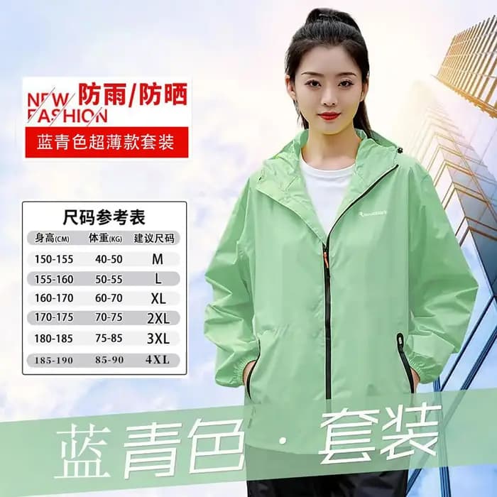 Combinaison imperméable ultralégère pour femmes et hommes