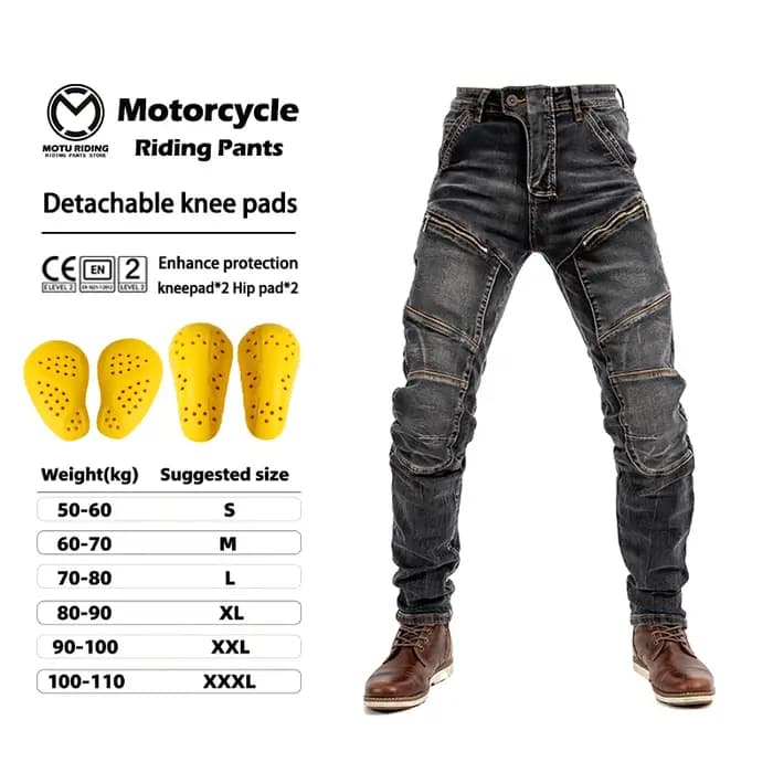 Jeans moto en Kevlar pour homme