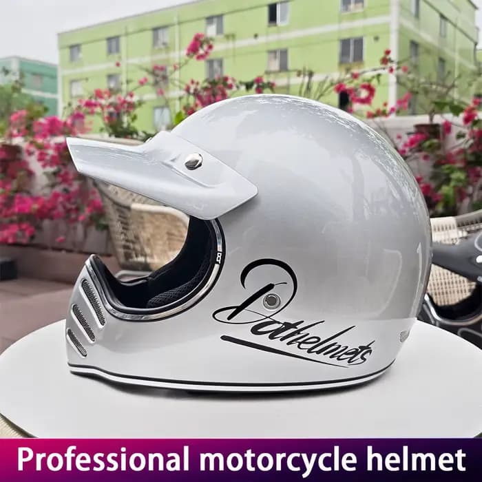Casque de moto en forme d'aigle pour véhicules tout-terrain