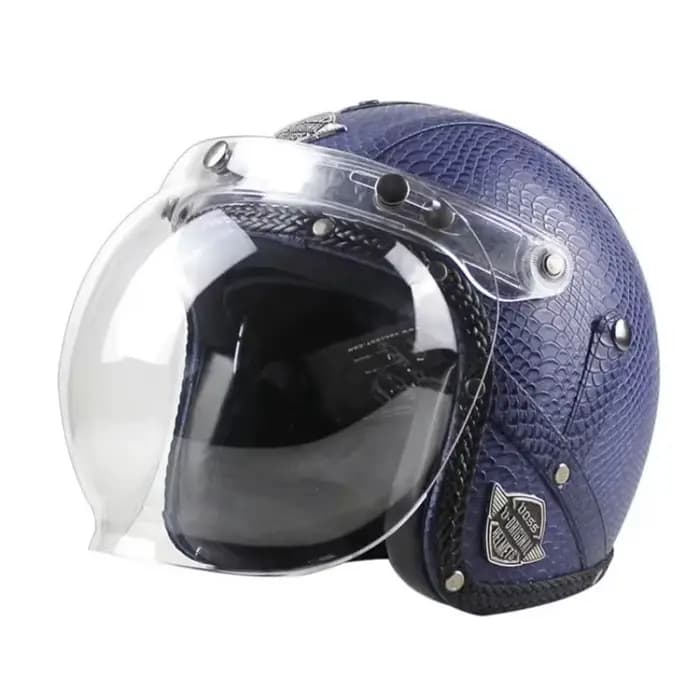 Visière de bouclier à bulles pour casque de moto