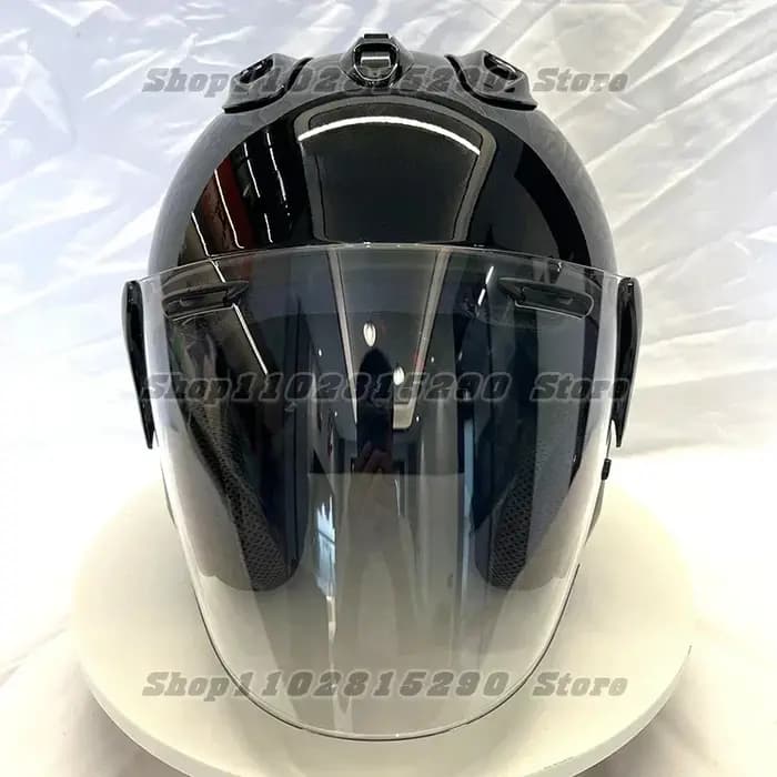 RAM Noir Brcorporelle Demi Casque Unisexe Moto Hors Route SZ-R VAS