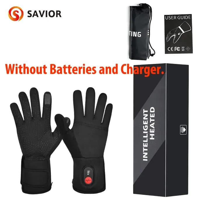 Gants de moto thermiques rechargeables pour hommes et femmes