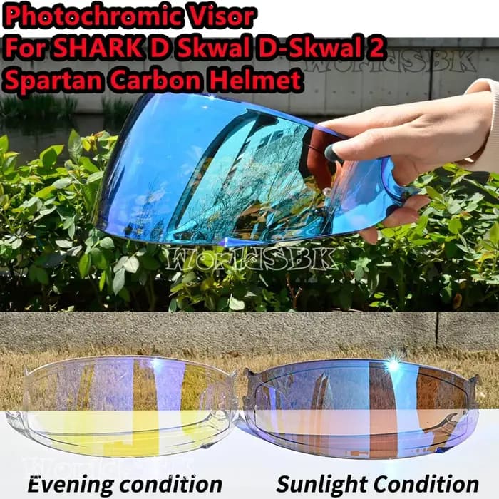 Visière de protection photochromique pour SHARK D Skwal D-Skwal 2